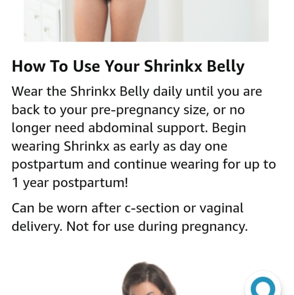 UpSpring SHRINKXbelly postpartum belly wrap (band) - Picture 3 of 9